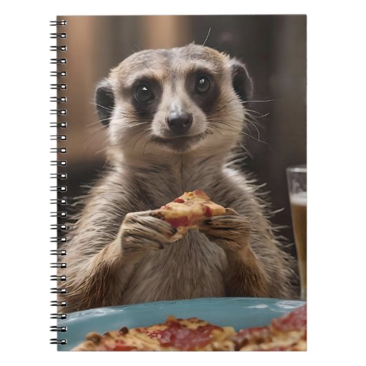 "Pizza und Pints: Eine perfekte Snackpause für Mee Notizblock (Vorderseite)