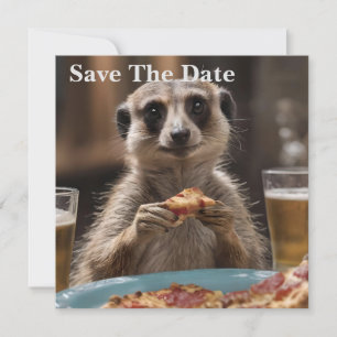 "Pizza und Pints: Eine perfekte Snackpause für Mee Save The Date