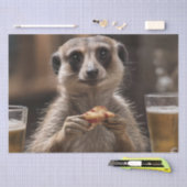 "Pizza und Pints: Eine perfekte Snackpause für Mee Seidenpapier (Handwerk)