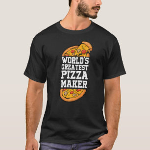 Pizza und Pizza Slice, der weltgrößte Pizzaherstel T-Shirt
