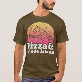 Pizza und Rhode Island  T-Shirt