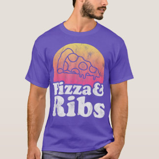 Pizza und Ribs T-Shirt