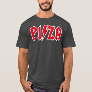 Pizza und Rock Music, Pizzeria, Hard Rock, Rock n T-Shirt