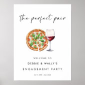 Pizza und Wein Die perfekte Partnerschaft Poster (Vorne)
