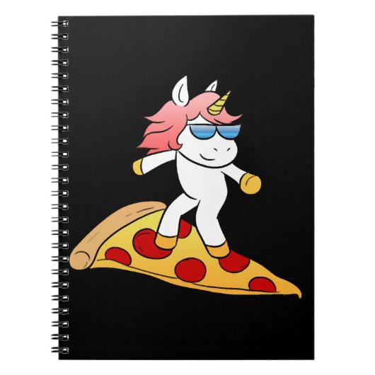 Pizza Unicorn Notizblock (Vorderseite)