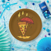 Pizza unter dem Käsermeister Pappteller (Party)