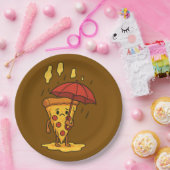 Pizza unter dem Käsermeister Pappteller (Party)