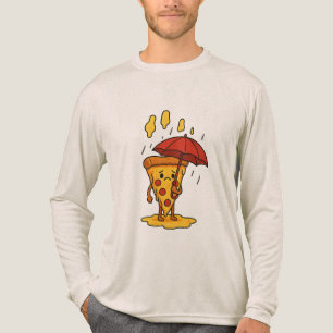 Pizza unter dem Käsermeister Tri-Blend Shirt
