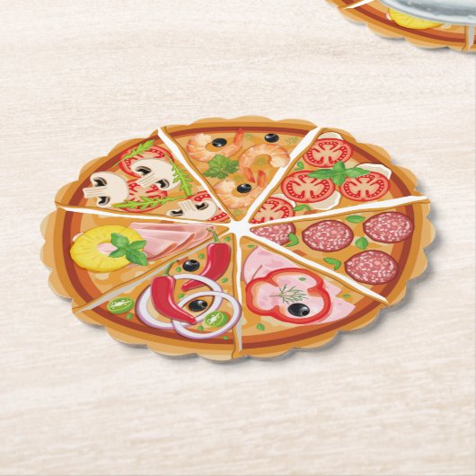 Pizza Untersetzer (angewinkelt)