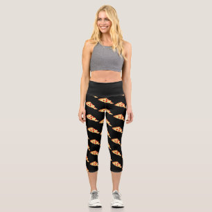 Pizza valentine capri leggings