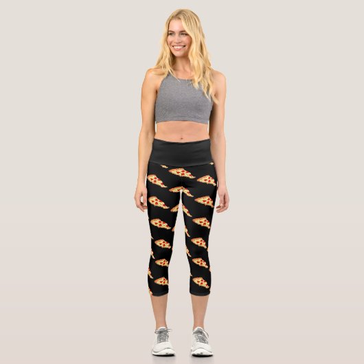Pizza valentine capri leggings (Vorderseite)