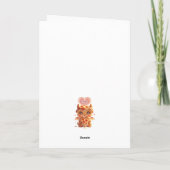 Pizza Valentine  Feiertagskarte (Rückseite)