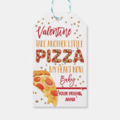 Pizza Valentine Great Catch Favor Tag Geschenkanhänger (Rückseite)