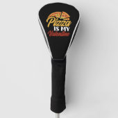 Pizza Valentinstag Golf Headcover (Vorderseite)