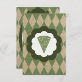 Pizza Vintag Einladung (Vorne/Hinten)