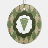 Pizza Vintag Keramik Ornament (Links)