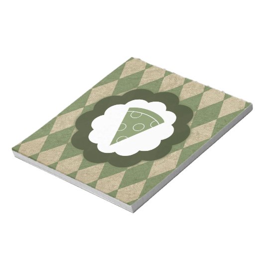 Pizza Vintag Notizblock (Rotiert)