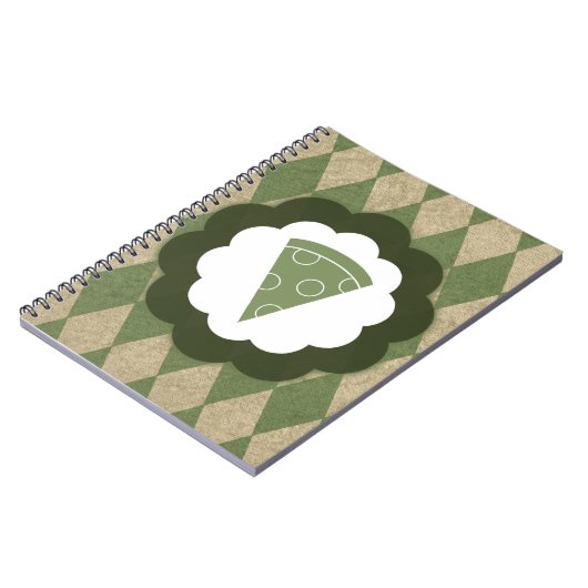 Pizza Vintag Notizblock (Linke Seite)