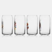 Pizza Vintage Skizze von CallisC Arts ⭐ ⭐ ⭐ ⭐ Dosenglas (Links)