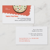 Pizza Visitenkarte (Vorne/Hinten)