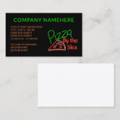 Pizza Visitenkarte (Vorne/Hinten)