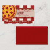 Pizza Visitenkarte (Vorne/Hinten)