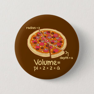 Pizza-Volumen mathematische Formel = Pi*z*z*a Button