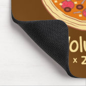 Pizza-Volumen mathematische Formel = Pi*z*z*a Mousepad (Ecke)