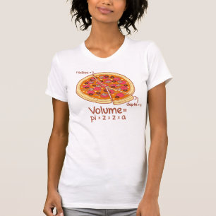 Pizza-Volumen mathematische Formel = Pi*z*z*a T-Shirt
