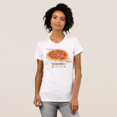 Pizza-Volumen mathematische Formel = Pi*z*z*a T-Shirt (Vorne ganz)