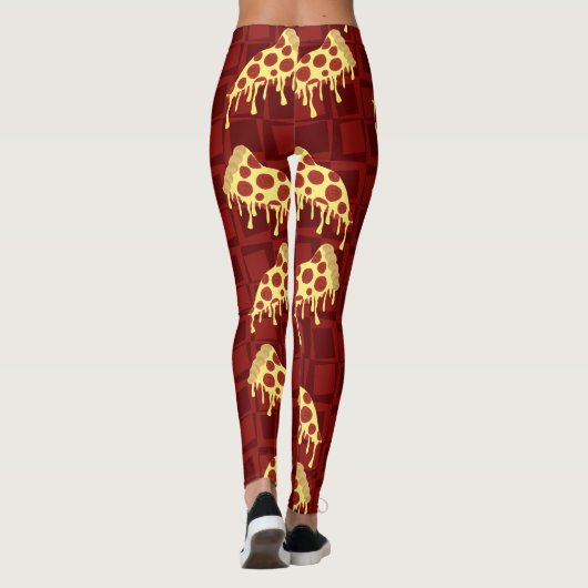 Pizza von Slice Leggings (Rückseite)