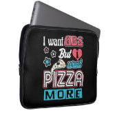 Pizza vs Abs - Bulking Diet - Funny Carbs Novelty Laptopschutzhülle (Vorne Rechts)