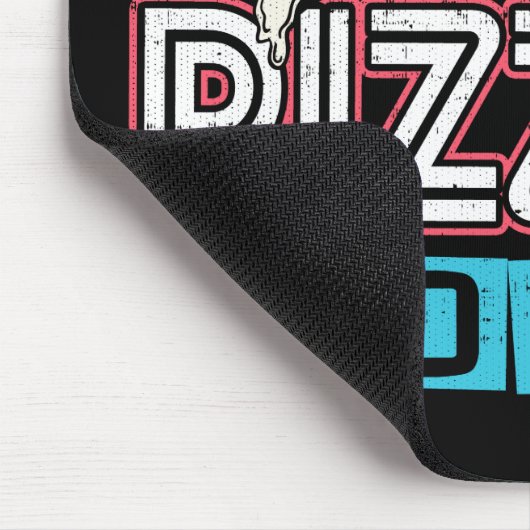 Pizza vs Abs - Bulking Diet - Funny Carbs Novelty Mousepad (Ecke)