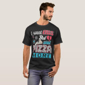 Pizza vs Abs - Bulking Diet - Funny Carbs Novelty T-Shirt (Vorne ganz)