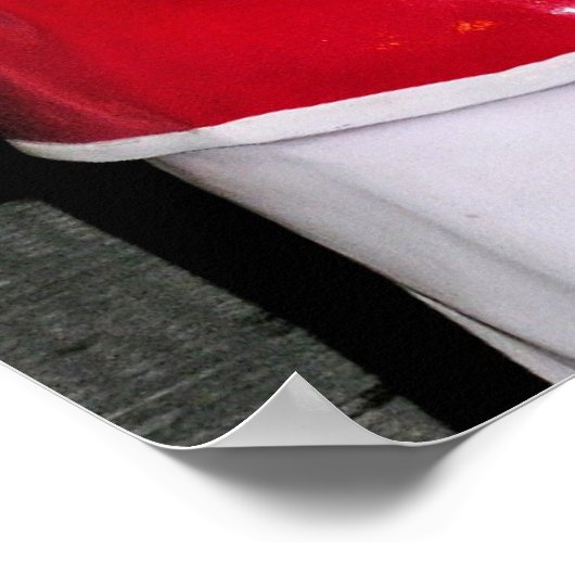 Pizza Waiter Poster (Ecke)