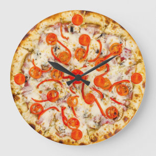 Pizza Wall Clock Große Wanduhr