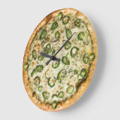 Pizza Wall Clock Große Wanduhr (Winkel)