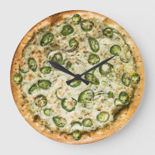 Pizza Wall Clock Große Wanduhr