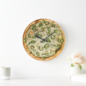 Pizza Wall Clock Große Wanduhr (Zuhause)