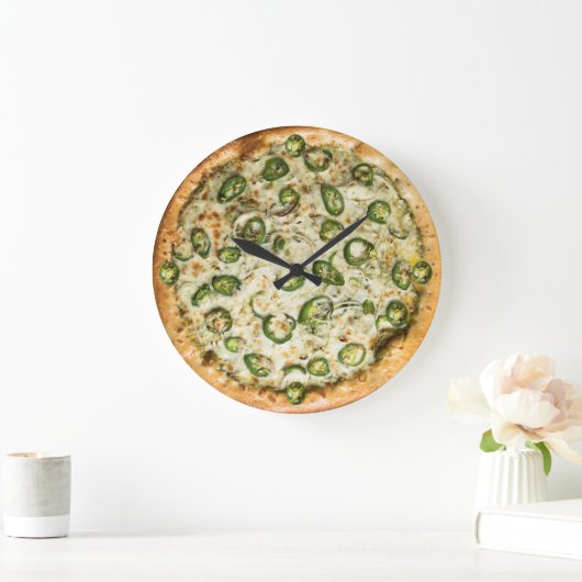Pizza Wall Clock Große Wanduhr (Zuhause)