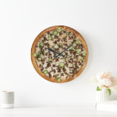 Pizza Wall Clock Große Wanduhr (Zuhause)
