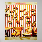 Pizza Wall Fantasy Pizzeria Poster (Vorne)