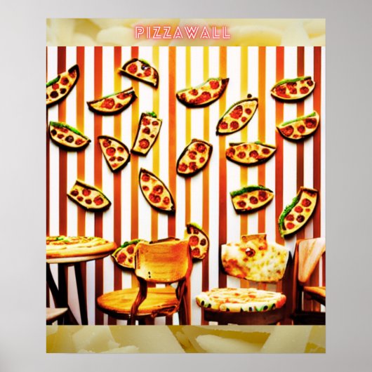 Pizza Wall Fantasy Pizzeria Poster (Vorne)