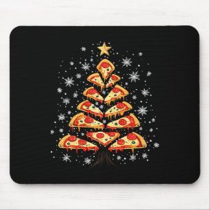 Pizza Weihnachtsbaum Fast Food Weihnachten Weihnac Mousepad