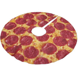 Pizza-Weihnachtsbaum-Rock Polyester Weihnachtsbaumdecke