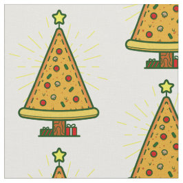 Pizza-Weihnachtsbaum Stoff