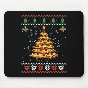 Pizza Weihnachtsbaum Ugly Christmas Sweater Xmas F Mousepad