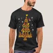 Pizza Weihnachtsbaum Weihnachtsmänner Männer Fraue T-Shirt (Vorderseite)