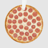 Pizza-Weihnachtsverzierung Ornament (Vorderseite)
