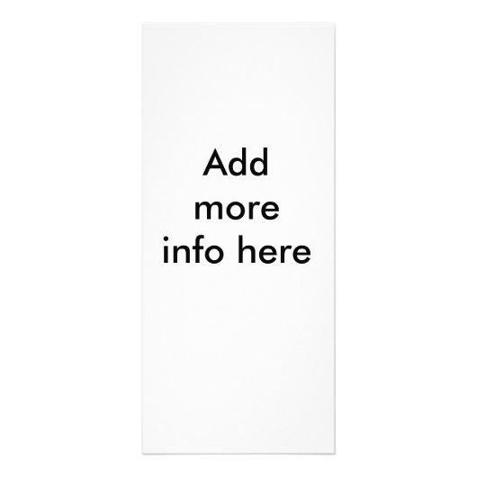 PIZZA WERBEKARTE (Hinten)